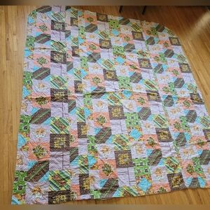 Vintage quilted bedspread